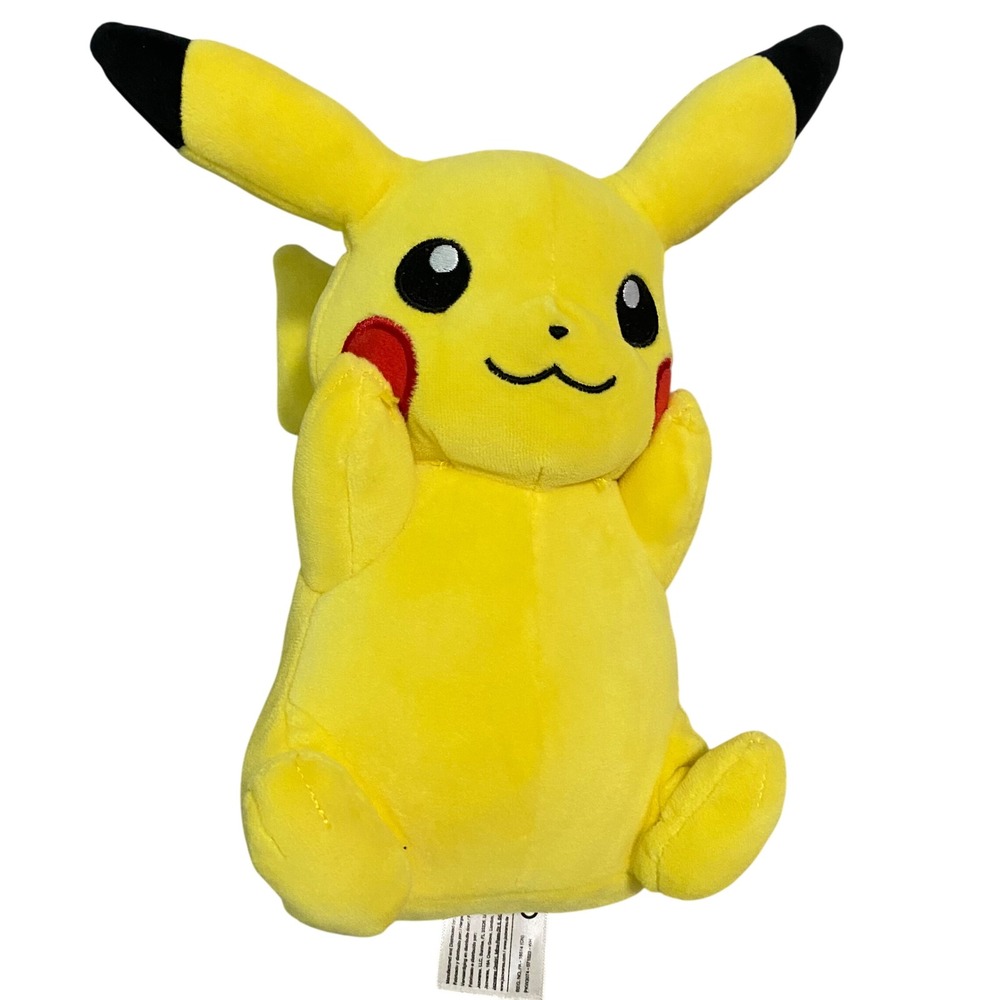 Pokemon Pikachu Plush Stuffed Animal 2023 Nintendo Game Freak Yellow‎ 8 Inch